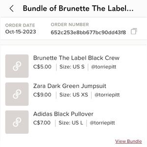 Bundle for @torriepitt